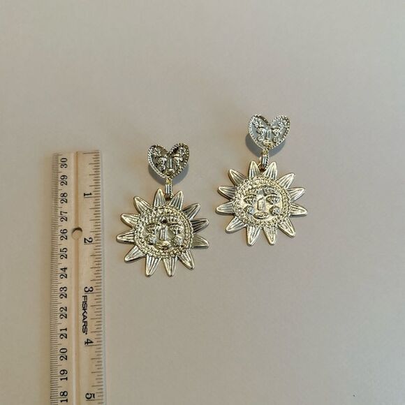 Boho sun earrings #1351 - Picture 6 of 6